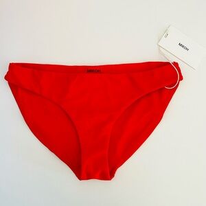 Mikoh Vibrant Red Bikini Bottom